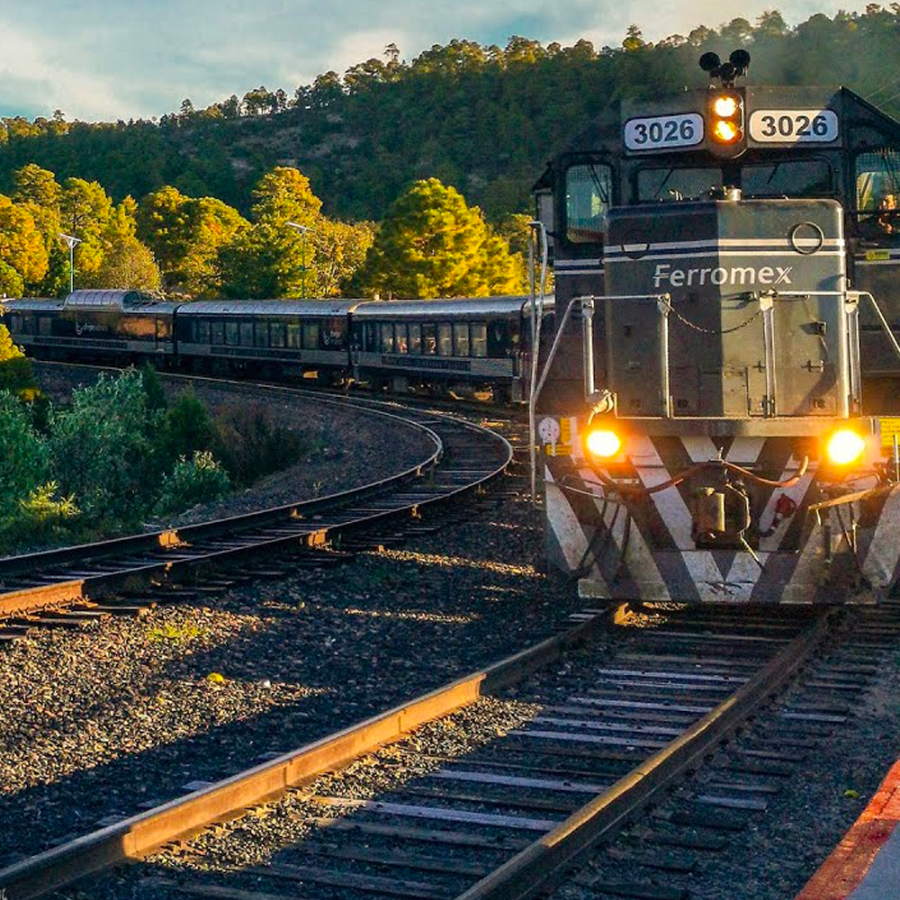 Tren Chepe Express en la Sierra Tarahumara — reserva hotel y paquetes con Posada del Cobre