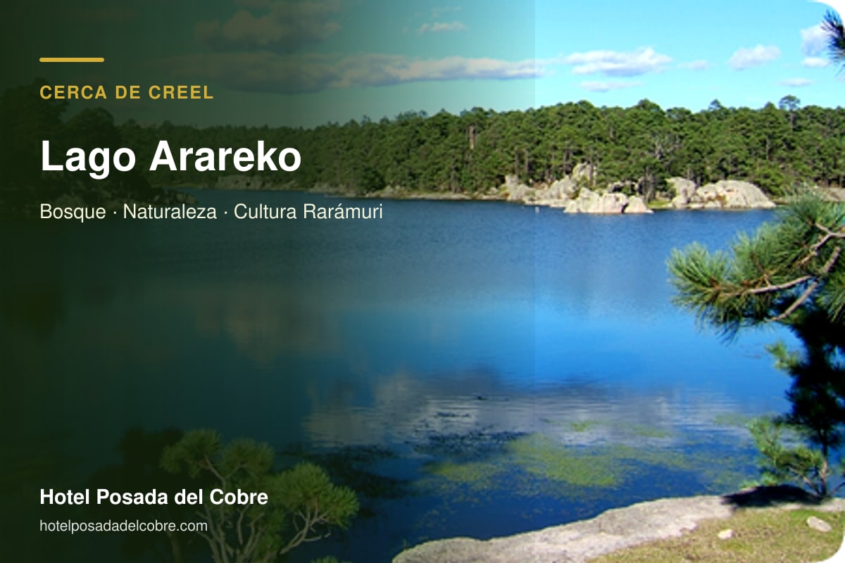 Lago Arareko cerca de Creel Chihuahua, naturaleza y tours