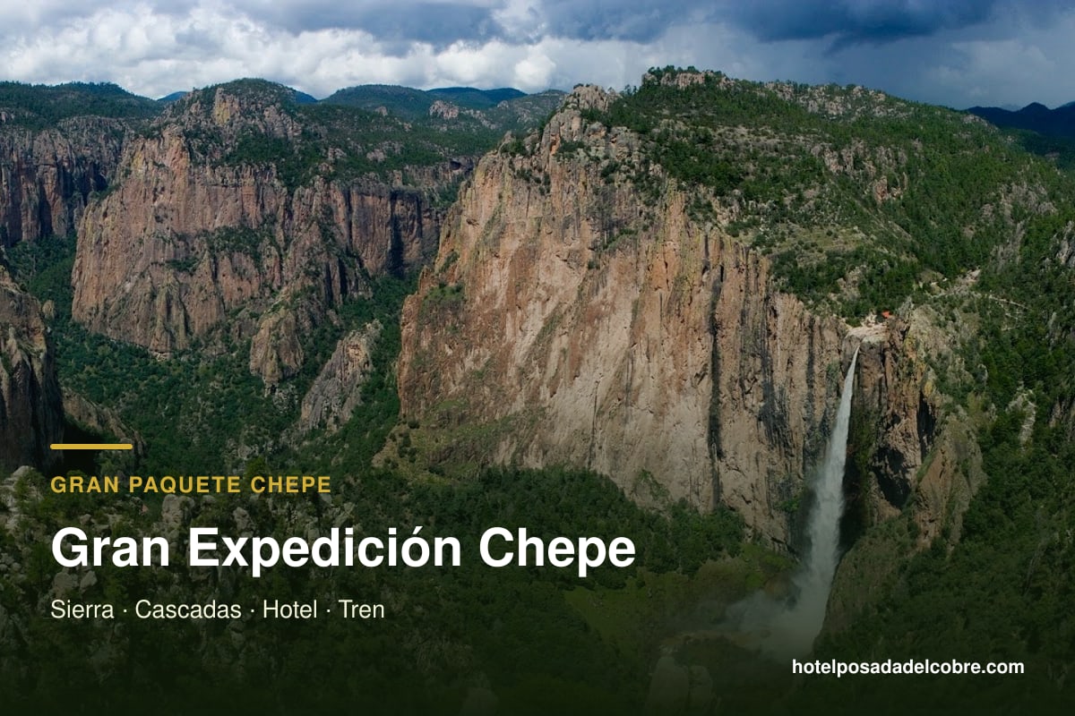 Gran Expedición en el Chepe Express con Cascada de Basaseachi y hospedaje